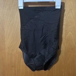 TC Women Black Extra-Firm Control Stretch High Waist Shaping Briefs Lingerie SM